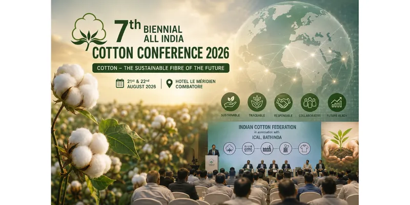 7th Biennial All India Cotton Conference 2026 to Convene Cotton and Textile Industry in Coimbatore on August 21–22